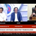 Gubernur Jambi Al Haris saat menjadi narasumber di acara Program RRI Indonesia Menyapa Pagi dengam host tamu Wakil Menteri Transmigrasi Viva Yoga Mauladi