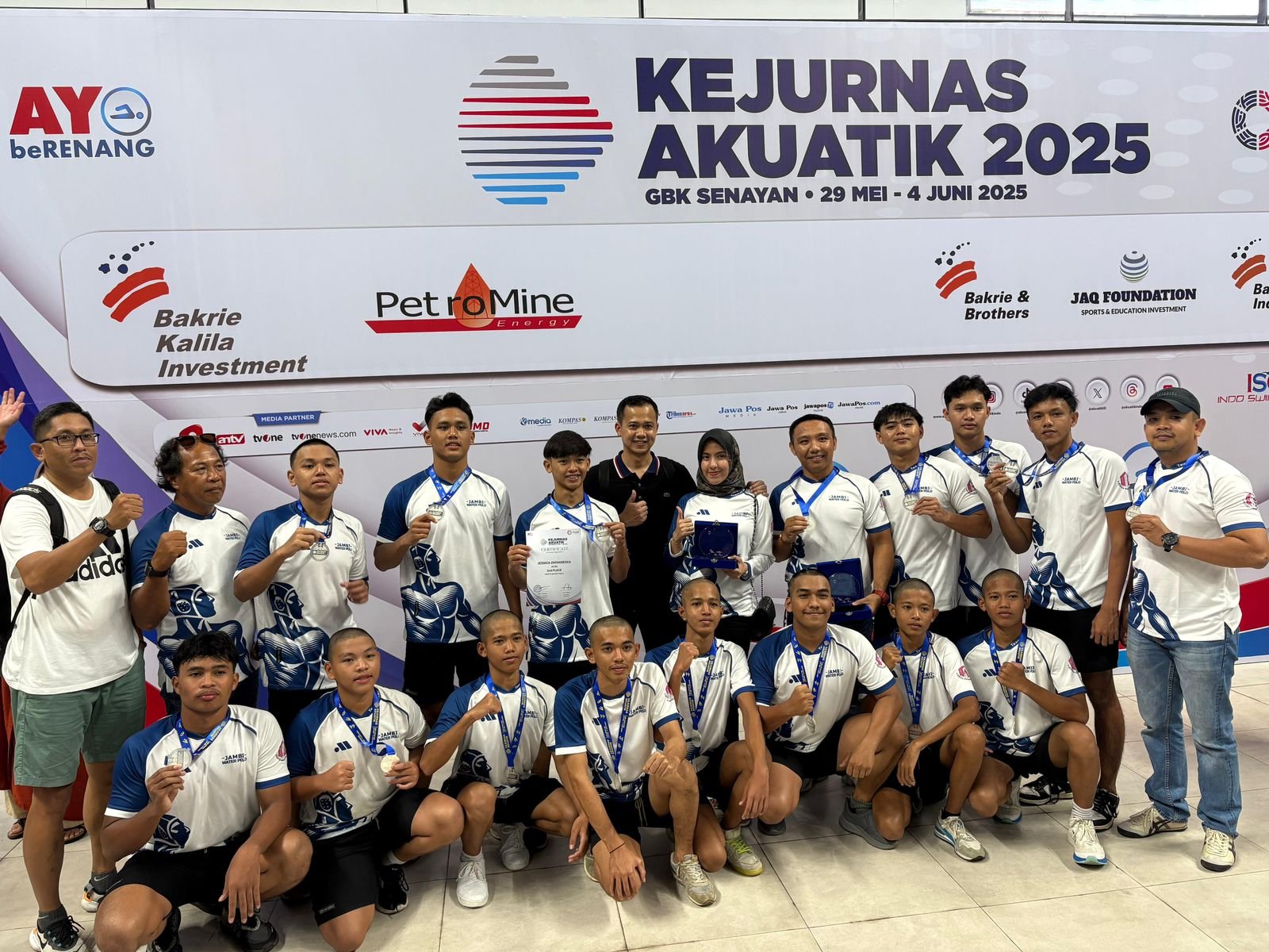 Berhasil meraih perak di Kejurnas, dua atlet polo air Jambi direkrut masuk Pelatnas SEA Games 2025