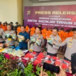 Ekspos hasil Operasi Antik Siginjai 2025 yang digelar Polda Jambi dan jajaran