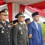 Danrem 042/Gapu Brigjen TNI Heri Purwanto saat menghadiri peringatan Hari Kesaktian Pancasila di lapangan Kantor Gubernur Jambi