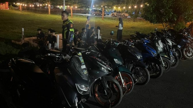 Belasan sepeda motor berhasil diamankan dalam operasi penertiban yang digelar Polres Sarolangun dan Polsek Sarolangun
