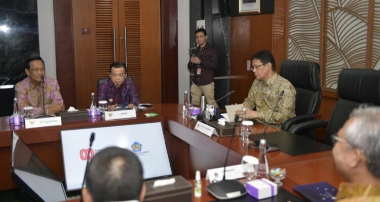 Gubernur Jambi Al Haris yang juga Ketua APPSI dan Ketua ADPMET saat audiensi dengan Menteri Keuangan RI, Purbaya Yudhi Sadewa