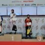 Pesilat Jambi Andhini Ayu Puspita Dewi berhasil menyumbang medali perak kelas D putri PON Bela Diri 2025