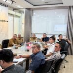 Rapat koordinasi Tim Satgas Pengendalian Harga Beras Jambi terkait adanya laporan penjualan beras diatas HET