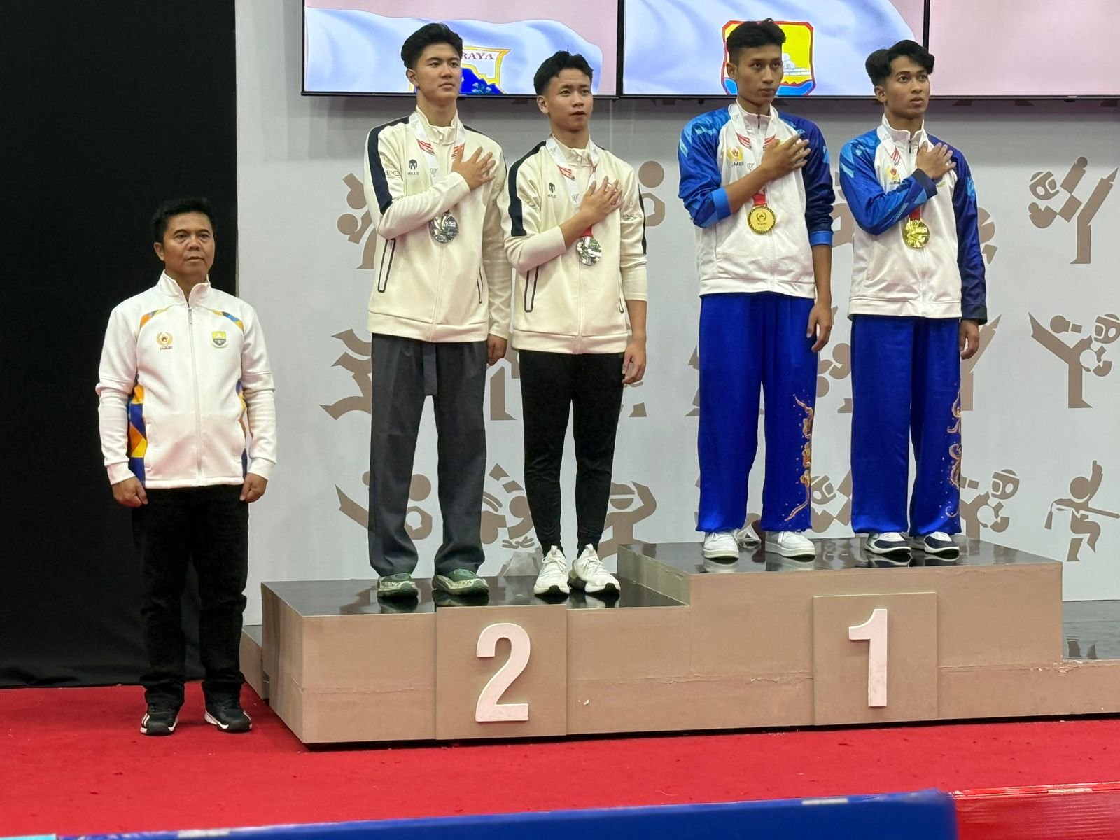 Atlet wushu akhirnya menyumbang medali emas untuk kontingan Jambi di PON Bela Diri, Kudus 2025 Atlet wushu akhirnya menyumbang medali emas untuk kontingan Jambi di PON Bela Diri, Kudus 2025