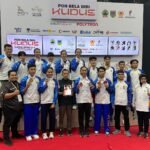 Kontingen Jambi foto bersama usai penyerahan medali Kontingen Jambi foto bersama usai penyerahan medali