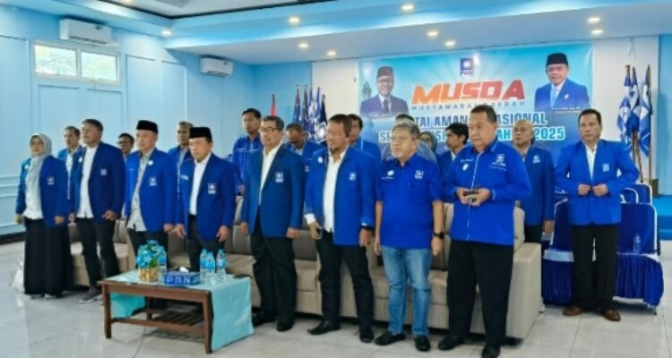 Ketua DPW Al Haris bersama Ketua DPD usai Musda PAN Provinsi Jambi