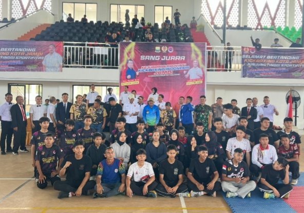 Pembukaan Kejurprov Kickboxing Jambi di Kabupaten Tanjung Jabung Barat