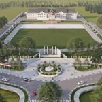 Ilustrasi lapangan Garuda di depan kantor Gubernur Jambi