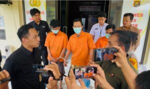 Komplotan pelaku curanmor di Jaluko, Kabupaten Muaro Jambi yang berhasil diamankan