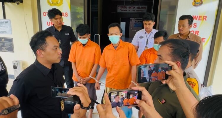 Komplotan pelaku curanmor di Jaluko, Kabupaten Muaro Jambi yang berhasil diamankan