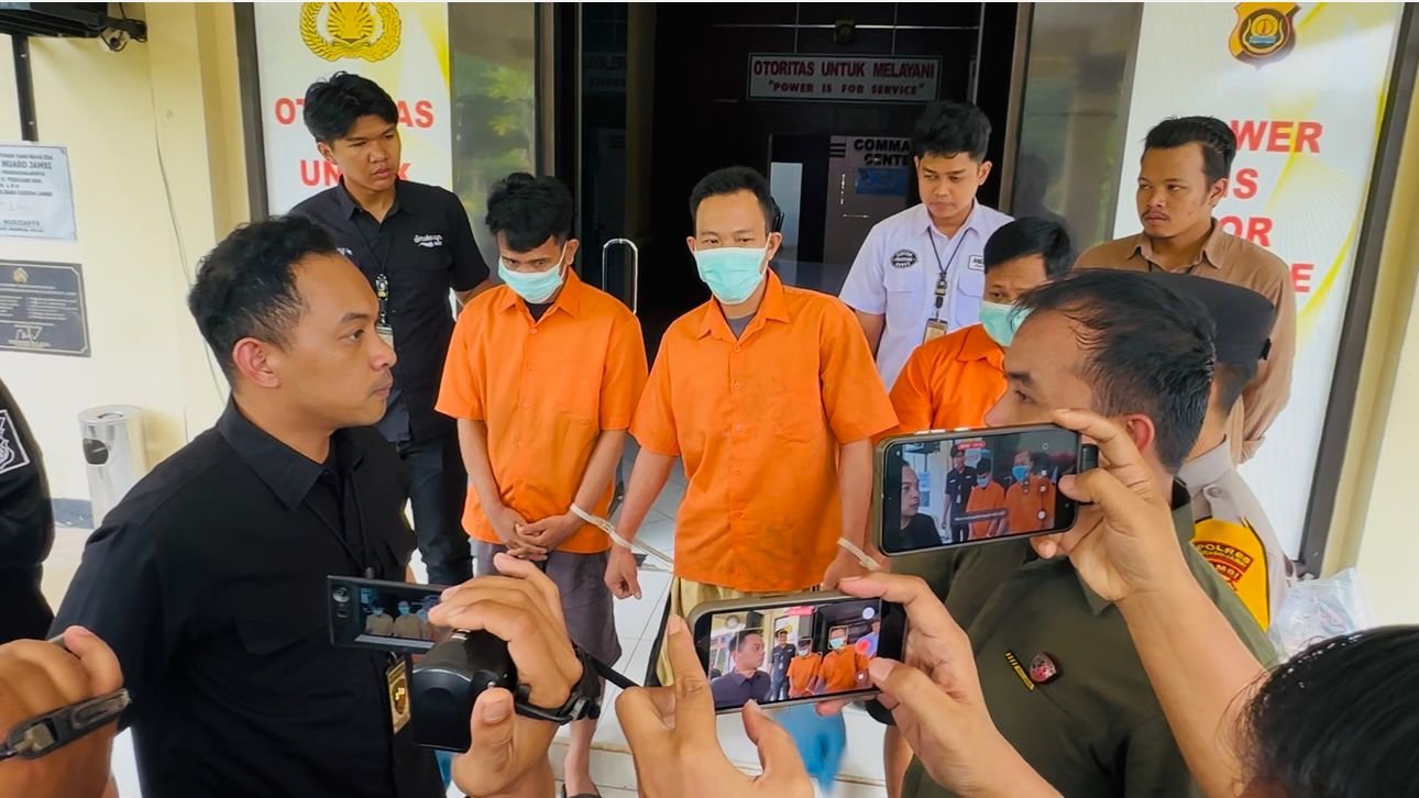 Komplotan pelaku curanmor di Jaluko, Kabupaten Muaro Jambi yang berhasil diamankan