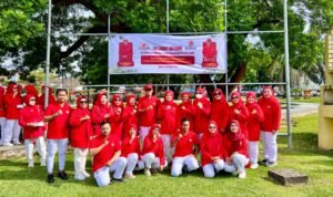 Pengurus Senam Tera Indonesia (STI) Kota Jambi foto bersama usai pelantikan Pengurus Senam Tera Indonesia (STI) Kota Jambi foto bersama usai pelantikan
