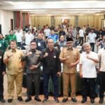 Foto bersama usai pembukaan Rakerprov KONI Provinsi Jambi