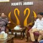 Kajati Jambi, Sugeng Hariadi, SH, MH bersama Ketua SMSI Provinsi Jambi Mukhtadi Putra Nusa