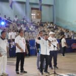 Gubernur Jambi Al Haris saat membuka, turnamen Gubernur Cup Futsal 2026 antar pelajar di GOR Kotabaru
