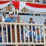 Gubernur Jambi Al Haris saat membuka turnamen Gubernur Cup 2026 di Stadion Swarna Bhumi, Pijoan