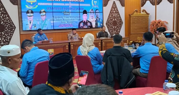 Gubernur Jambi Al Haris menggelar audiensi sekaligus rapat koordinasi bersama PABPDSI Provinsi Jambi