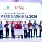 Menteri Koordinator Pemberdayaan Masyarakat Muhaimin Iskandar menghadiri puncak peringatan Hari Pers Nasional (HPN) 2026 di Kota Serang, Provinsi Banten
