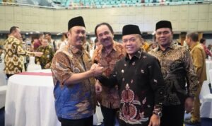 Gubernur Jambi Al Haris usai menerima penghargaan prestasi Indeks Daya Saing Daerah (IDSD) 2025 dari Badan Riset dan Inovasi Nasional (BRIN)