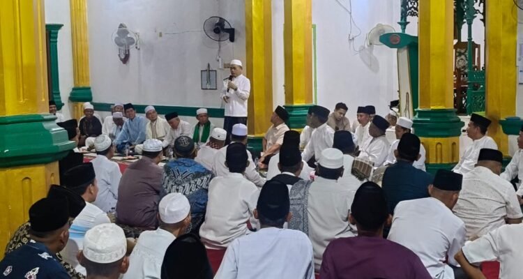Safari Ramadhan Gubernur Jambi, Al Haris di Masjid Al Falah, Desa Empelu, Kecamatan Tanah Sepenggal, Kabupaten Bungo