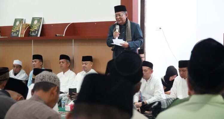 Wakil Gubernur Jambi, Abdullah Sani saat Safari Ramadhan di Kabupaten Tanjung Jabung Timur