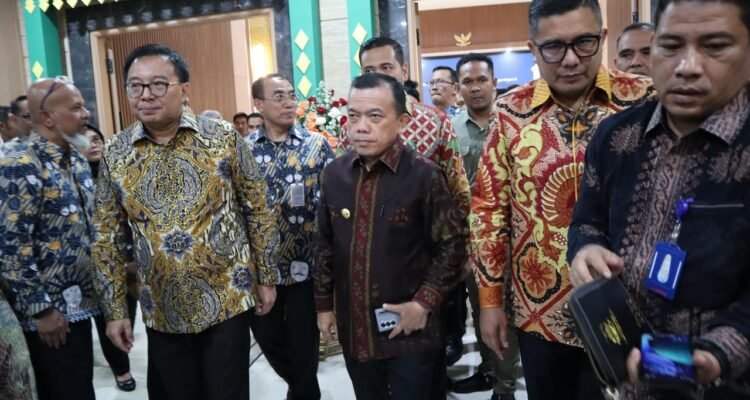 Gubernur Jambi, Al Haris saat menghadiri Entry Meeting Pemeriksaan Laporan Keuangan Pemerintah Daerah (LKPD) Tahun 2025 yang digelar BPK RI