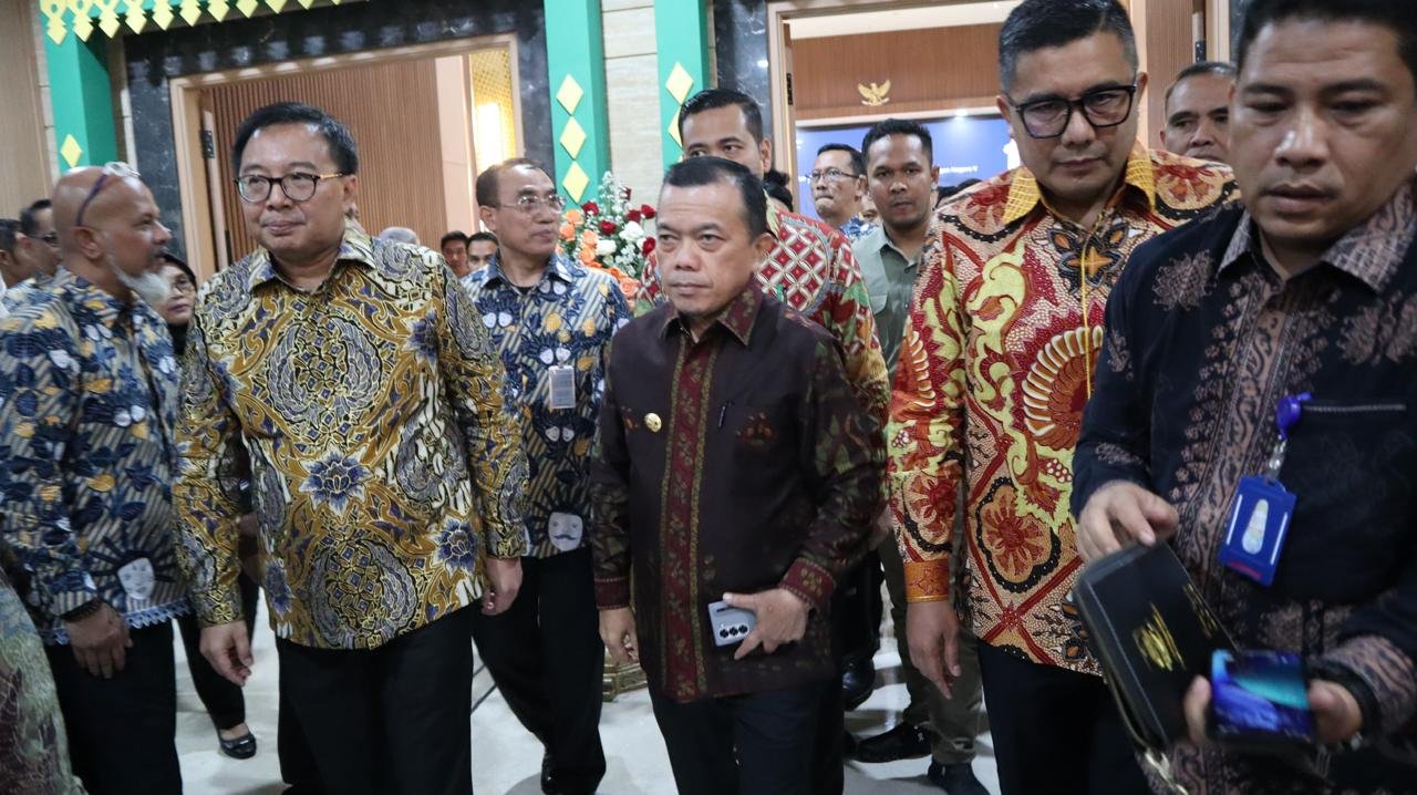 Gubernur Jambi, Al Haris saat menghadiri Entry Meeting Pemeriksaan Laporan Keuangan Pemerintah Daerah (LKPD) Tahun 2025 yang digelar BPK RI