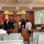 Suasana sidang kasus dugaan penguasaan ilegal pabrik kelapa sawit di Pengadilan Negeri Jambi