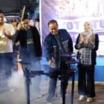 Wali Kota Jambi, Maulana meresmikan kawasan wisata kuliner Kota Tua yang merupakan destinasi unggulan di Kota Jambi