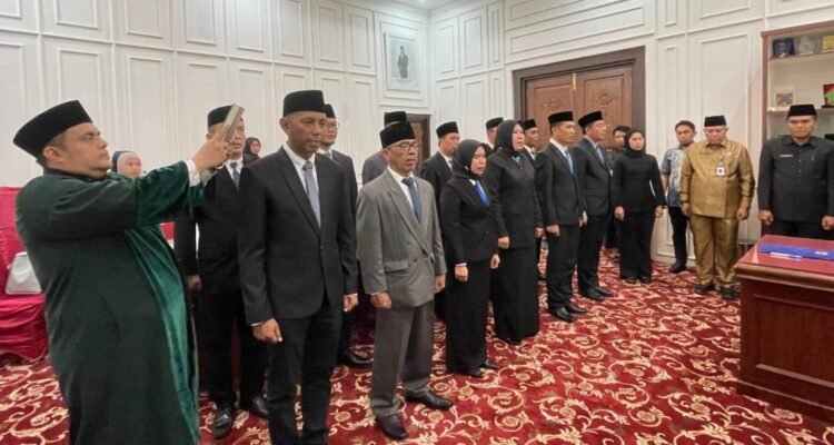 Pelantikan pejabat eselon III Pemprov Jambi