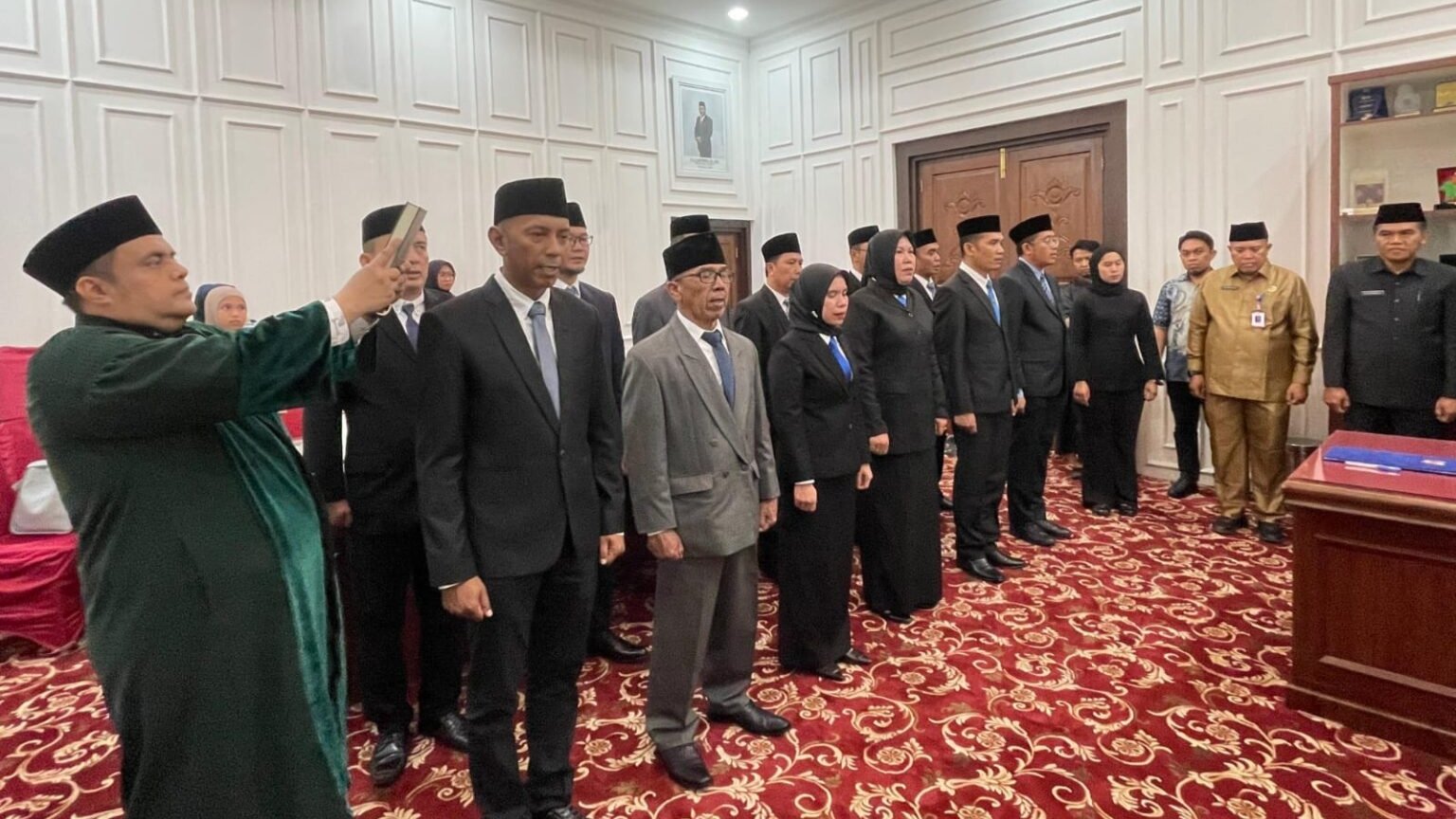 Pelantikan pejabat eselon III Pemprov Jambi