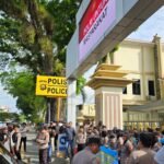 Aksi massa di Polda Jambi