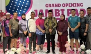 faried resmikan jambi padel
