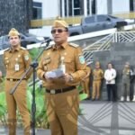 Pimpin Apel Pasca Libur Lebaran