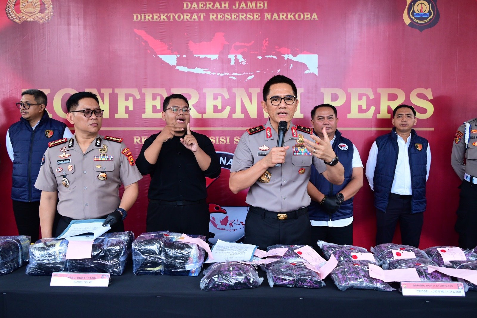 Peredaran narkotika lintas provinsi