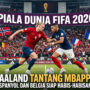 ilustrasi laga halland vs mbape piala dunia 2026