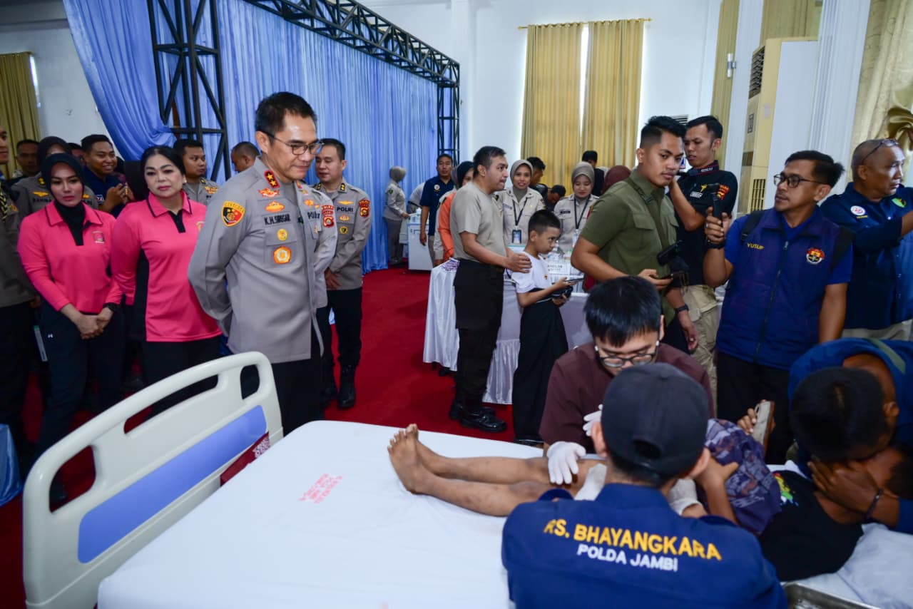 Bakti Kesehatan Polda Jambi