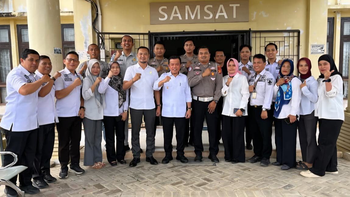 al haris tinjau samsat tebo