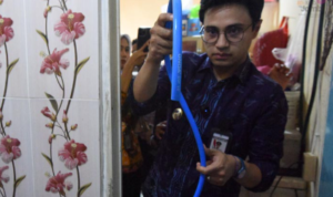 diza perumda tirta mayang Wawako Diza menyambangi permukiman warga di RT 13 Kelurahan Kenali Asam