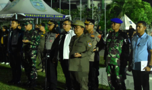 maulana pimpin apel patroli maulana pimpin apel patroli