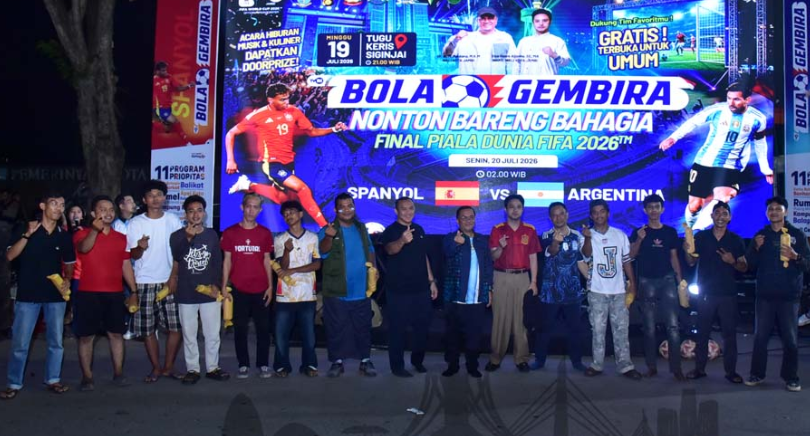 nobar piala dunia pemkot jambi