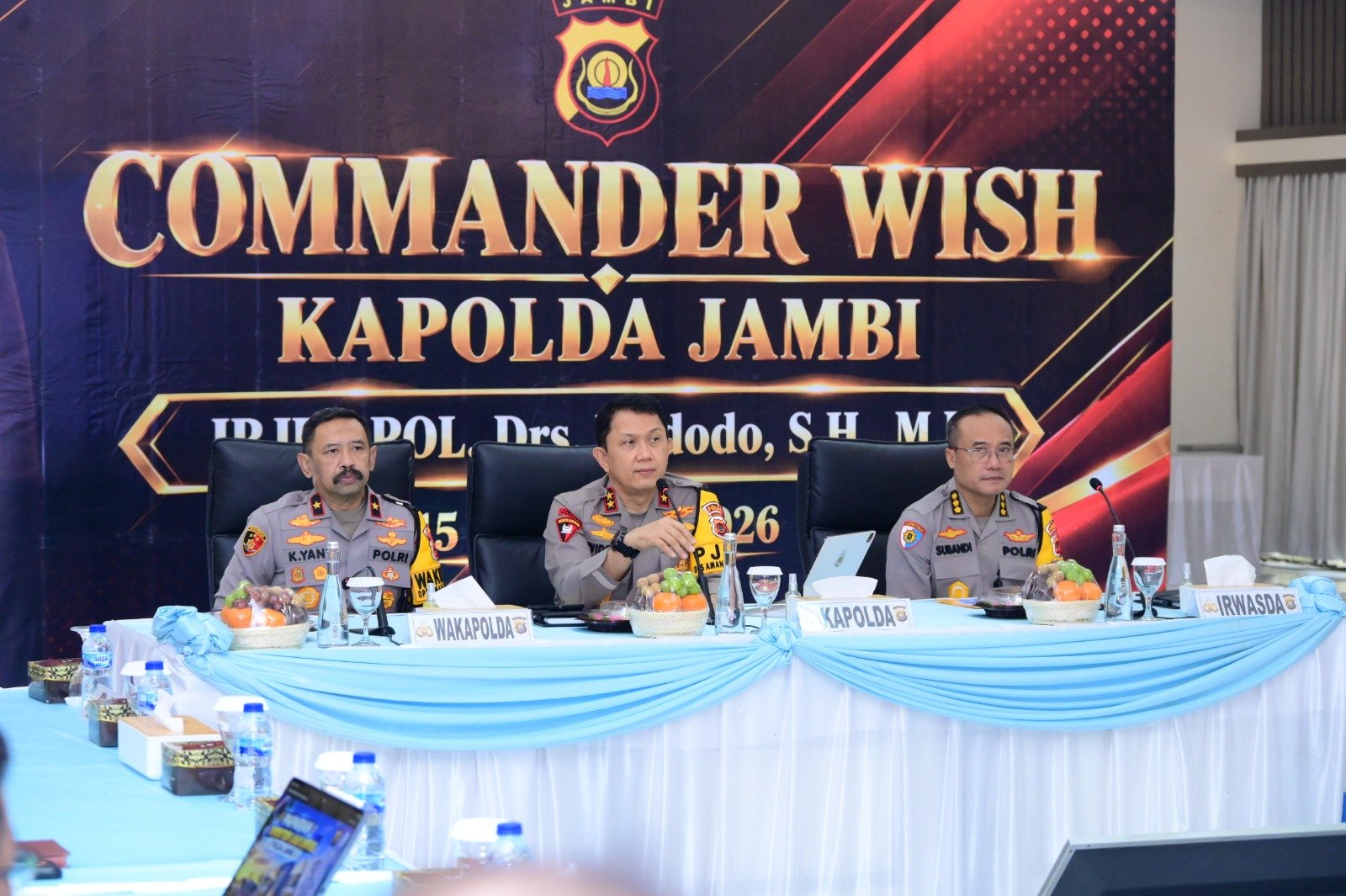 Kapolda Jambi Irjen Pol. Drs. Widodo